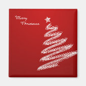 Vroegere kerstkerstboom magneet (Voorkant)