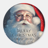 Vroegere kerstkerstkerstfeestelijke Feestdagen Magneet (Voorkant)