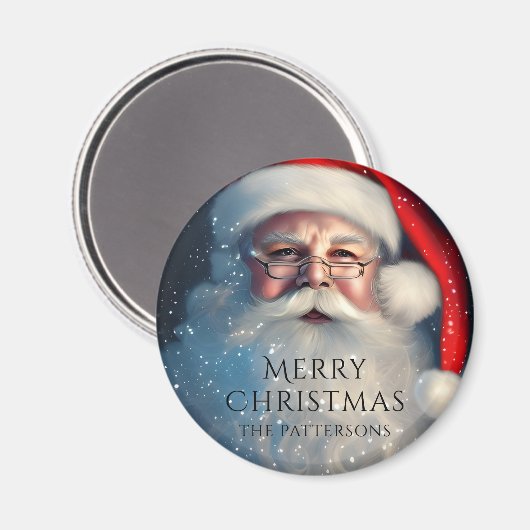 Vroegere kerstkerstkerstfeestelijke Feestdagen Magneet (Voorkant / Achterkant)