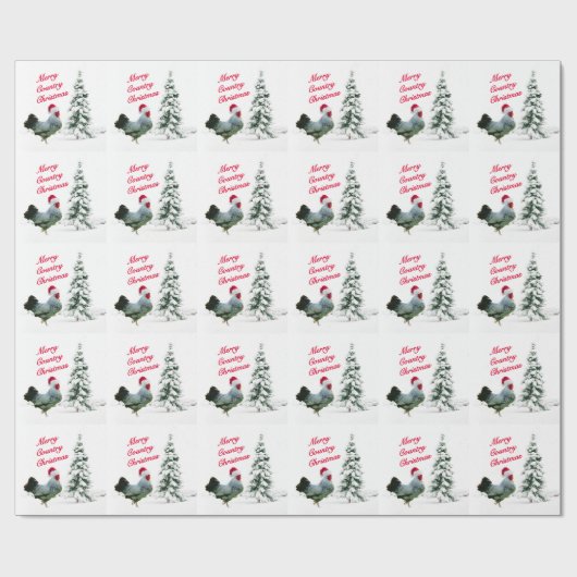 Vroegere kerstkip met kerstmis met kerstmis cadeaupapier (Vlak)