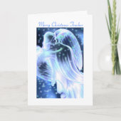 Vroegere kerstleraar - Angel-Wenskaart Feestdagen Kaart (Voorkant)