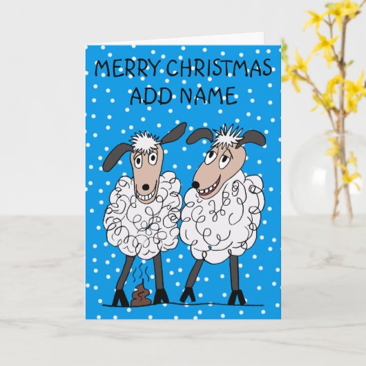 Vroegere kerstmis kaart (Gele Bloem)