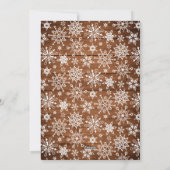 Vroegere kerstmis Moderne Rustic 3 PHOTO Greeting Feestdagenkaart (Achterkant)