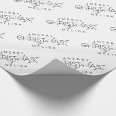 Vroegere kerstpiloot-instructeur cadeaupapier (Hoek)