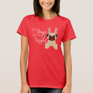 Vroegere kerstrenrendiertjes en helderziende fawn t-shirt