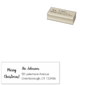 Vroegere kerstretournering Familienaam Rubberstempel (Gestempeld)