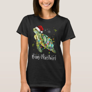 Vroegere kerstschildpad t-shirt