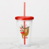 Vroegere kerstsleuf | FEESTDAGEN Acryl Drinkbeker (Voorkant)