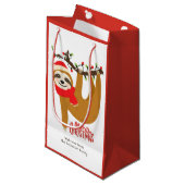 Vroegere kerstsleuf | Feestdagen Gepersonaliseerde Klein Cadeauzakje (Voorkant Gekanteld)