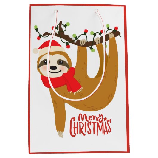 Vroegere kerstsleuf | FEESTDAGEN Medium Cadeauzakje (Voorkant)