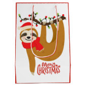 Vroegere kerstsleuf | FEESTDAGEN Medium Cadeauzakje (Achterkant)