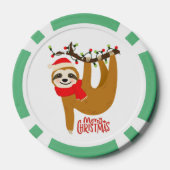 Vroegere kerstsleuf | FEESTDAGEN Poker Chips (Achterkant)