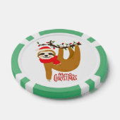 Vroegere kerstsleuf | FEESTDAGEN Poker Chips (Enkel)