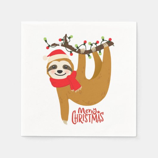 Vroegere kerstsleuf | FEESTDAGEN Servet (Voorkant)