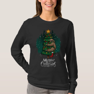 Vroegere kerstsleuf Feestdagen T-shirt