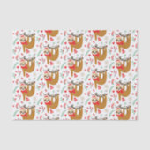 Vroegere kerstsleuf | FEESTDAGEN Tissuepapier (Voorkant)