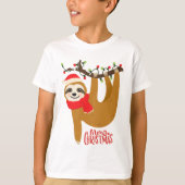 Vroegere kerstsleuf | FEESTDAGEN Tri-Blend Shirt (Voorkant)