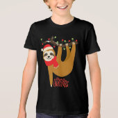 Vroegere kerstsleuf | FEESTDAGEN Tri-Blend Shirt (Voorkant)