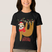 Vroegere kerstsleuf | FEESTDAGEN Tri-Blend Shirt (Voorkant)