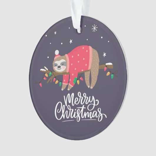 Vroegere kerstsleuf ornament (voorkant)