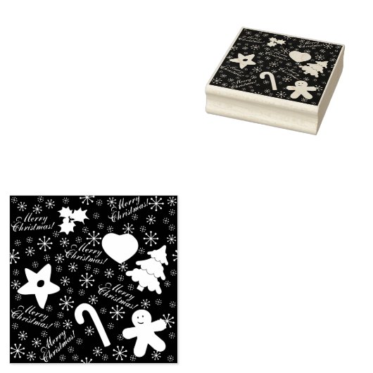 Vroegere kerststempel rubberstempel (Gestempeld)