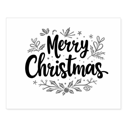 Vroegere kerststempel rubberstempel (Afrduk)