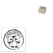 Vroegere kerststempel rubberstempel (Gestempeld)