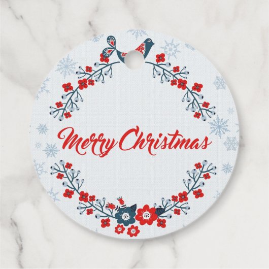 Vroegere kersttassen bedankjes labels (Achterkant)