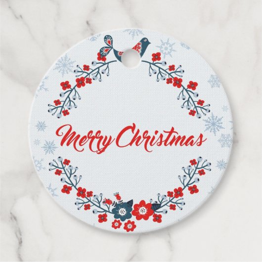 Vroegere kersttassen bedankjes labels (Voorkant)