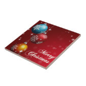 Vroegere kersttegel tegeltje (Zijkant)