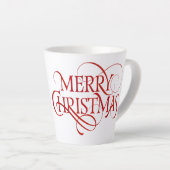 Vroegere kersttekst latte mok (Rechterhoek)