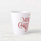 Vroegere kersttekst latte mok (Voorkant)