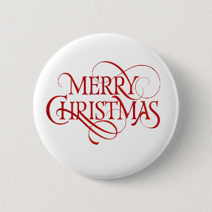 Vroegere kersttekst ronde button 5,7 cm
