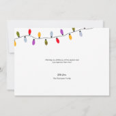 Vroegere kersttijdverlichting Familienaam Serie (Achterkant)