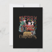 Vroegere kerstvee kaart (Voorkant)