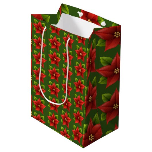 Vroegere kerstventilator medium cadeauzakje (Voorkant Gekanteld)