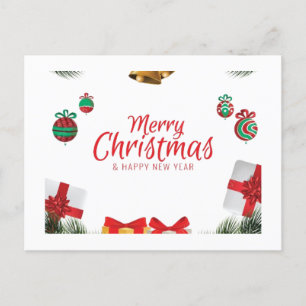 Vroegere kerstwensen feestdagenkaart