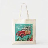 Vroegere kerstwinter-Canvas tas (Voorkant)