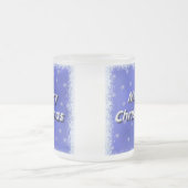 Vroegere kerstwinter matglas koffiemok (Center)