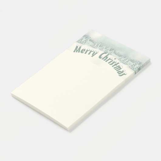 Vroegere kerstwinterbomen post-it® notes (Schuin)