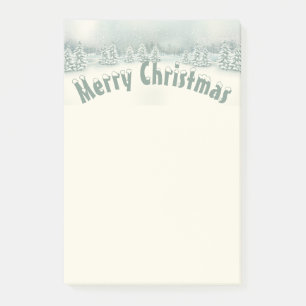 Vroegere kerstwinterbomen post-it® notes
