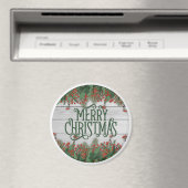 Vroegere kerstwoudachtergrond magneet (Insitu (Vaatwasser))
