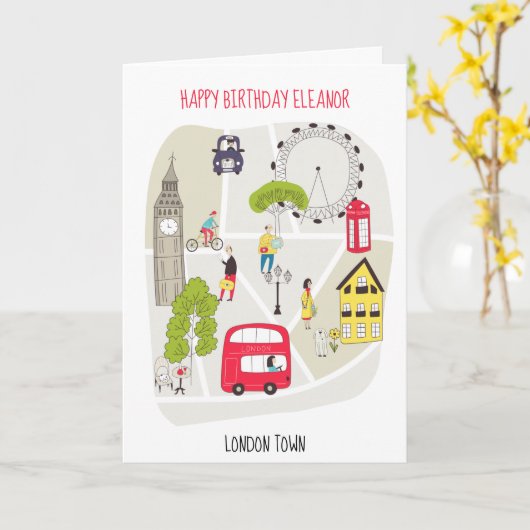 Vroegere naam van de Cartoon van de Kaart in Londe (Gele Bloem)