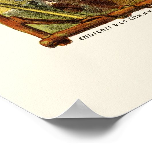 Vroegste Baseball Print (Hoek)