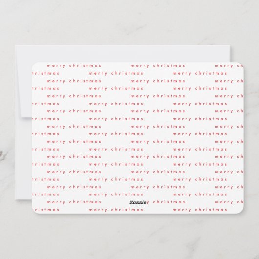 Vroegste kerst Elegant Faux Gold Foil Aangepast Feestdagenkaart (Achterkant)