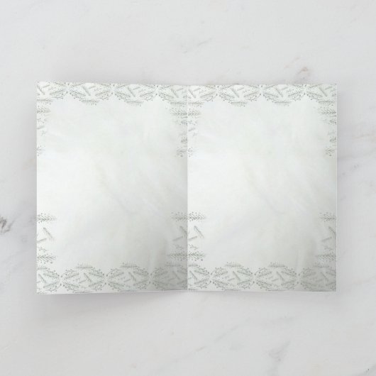 Vroegste kerst feestdagen kaart (Binnen)