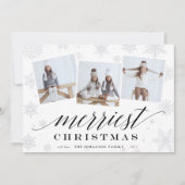 Vroegste kerst | Holiday Foto Collage Kaart (Voorkant)