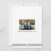 Vroegste Kerst met Achterfoto Feestdagenkaart (Achterkant)