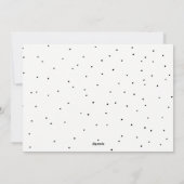 Vroegste kerstfoto Moderne Minimale Manuscript Feestdagenkaart (Achterkant)