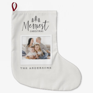 Vroegste kerstfoto's feestdag  grote kerstsok